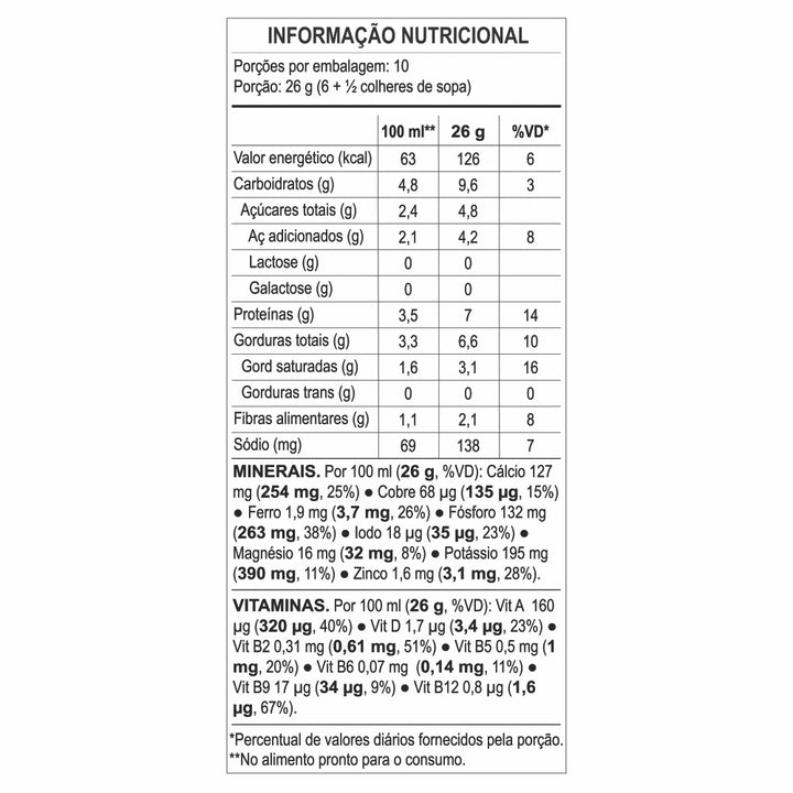 Alimento em Pó SupraSoy Original Sem Lactose - 260 g