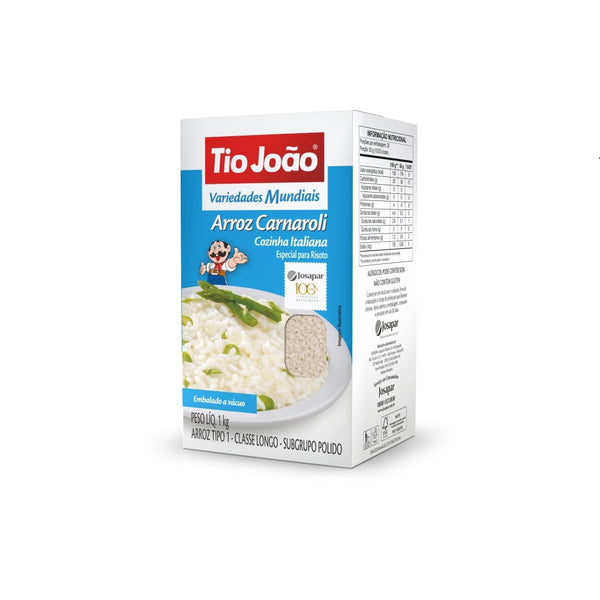 Tio João Variedades Mundiais Arroz Carnaroli - 1 kg