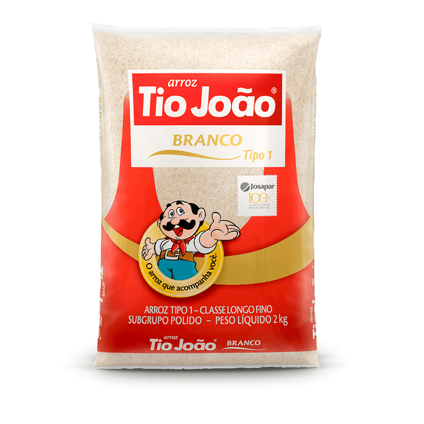 Arroz Tio João Branco - 2 kg