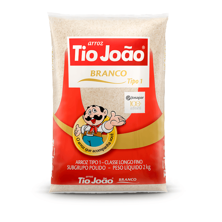 Arroz Tio João Branco 2kg