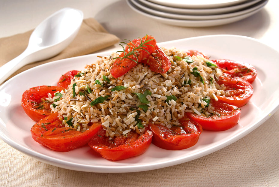 7 Cereais com Agrião e Tomates ao Forno