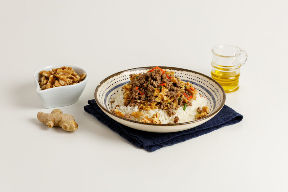 Arroz com Carne Moída