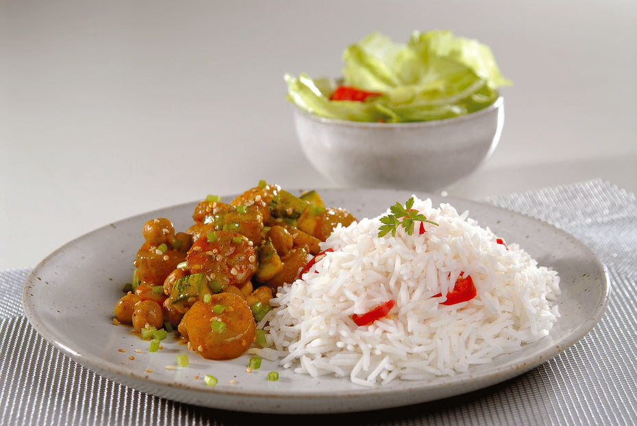 Arroz Basmati Picante com Legumes ao Curry