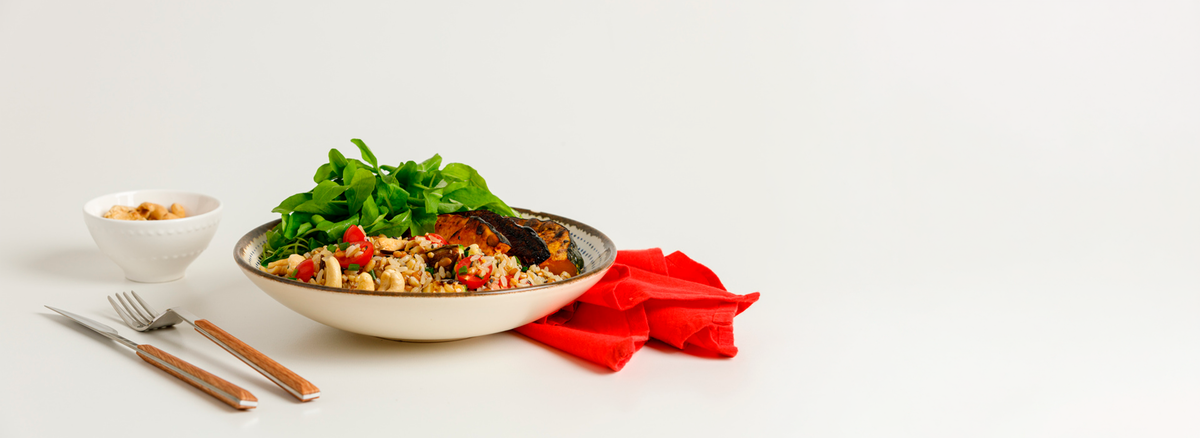 Salada de Grãos com Abóbora