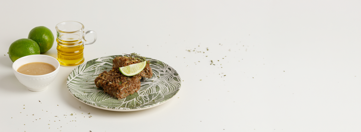 Kibe de Arroz com Berinjela