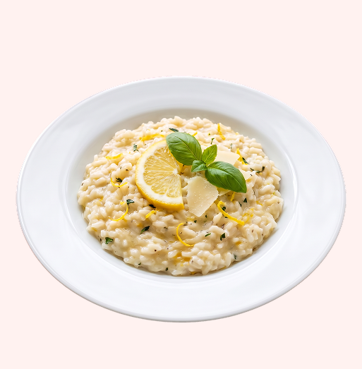 Ingredientes do risoto de limão siciliano