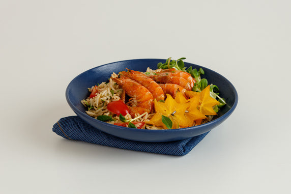 Salada de Arroz com Camarão