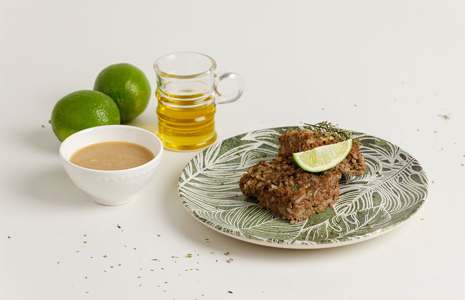 Kibe de Arroz com Berinjela